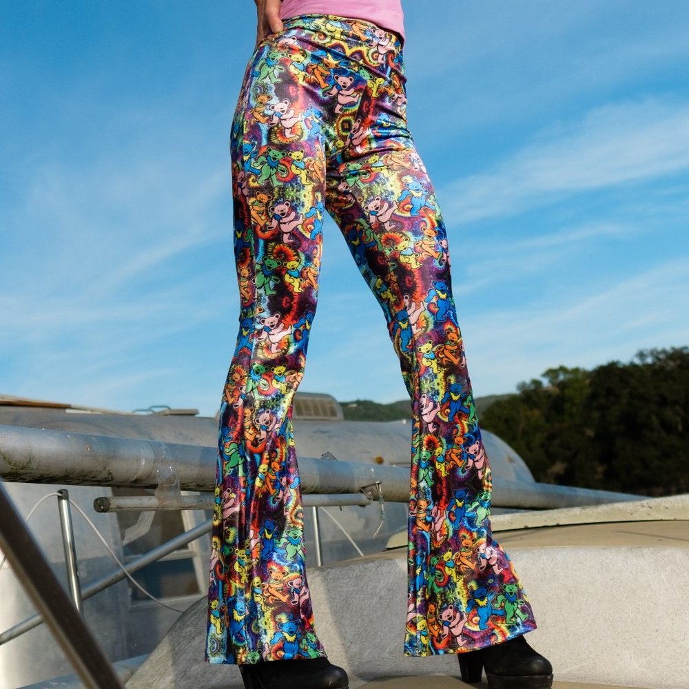 Grateful Dead Bell Bottoms in Velvet